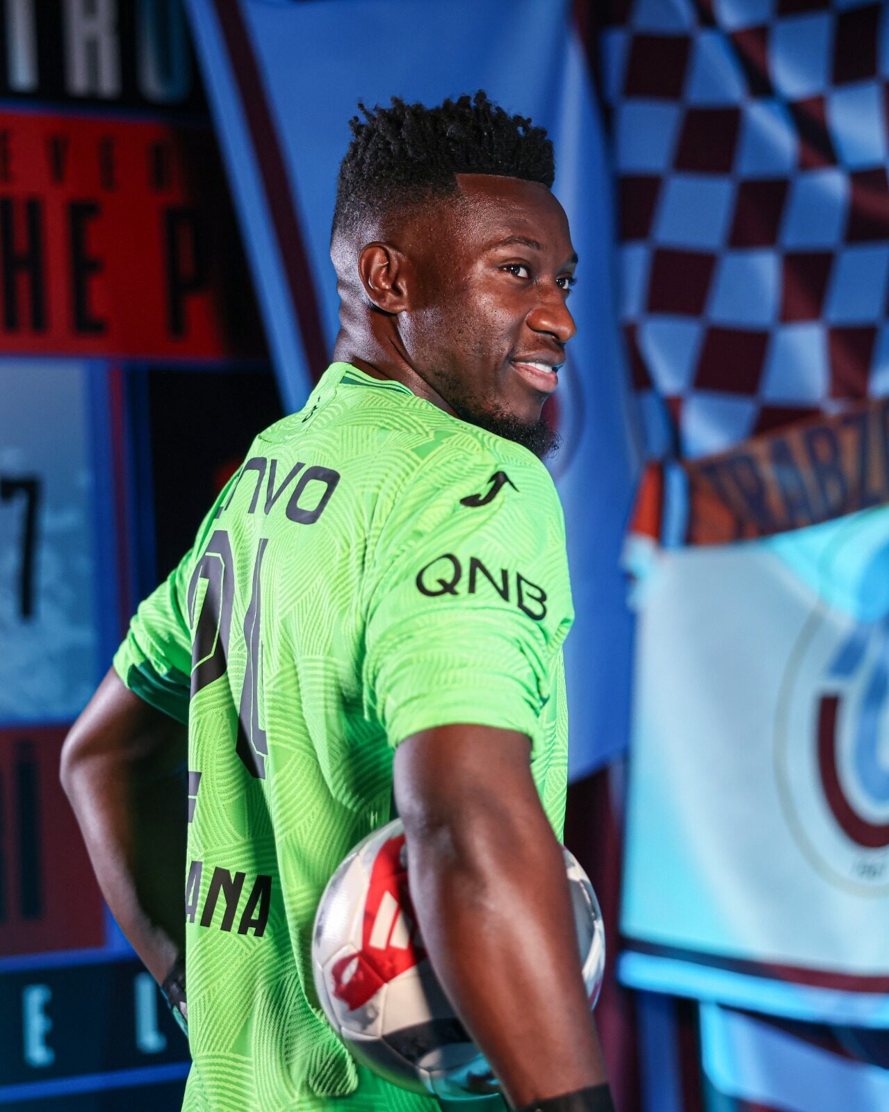 Trabzonspor'un deneyimli kalecisi Andre Onana, "Kramponlarımı ya da eldivenlerimi giydiğim