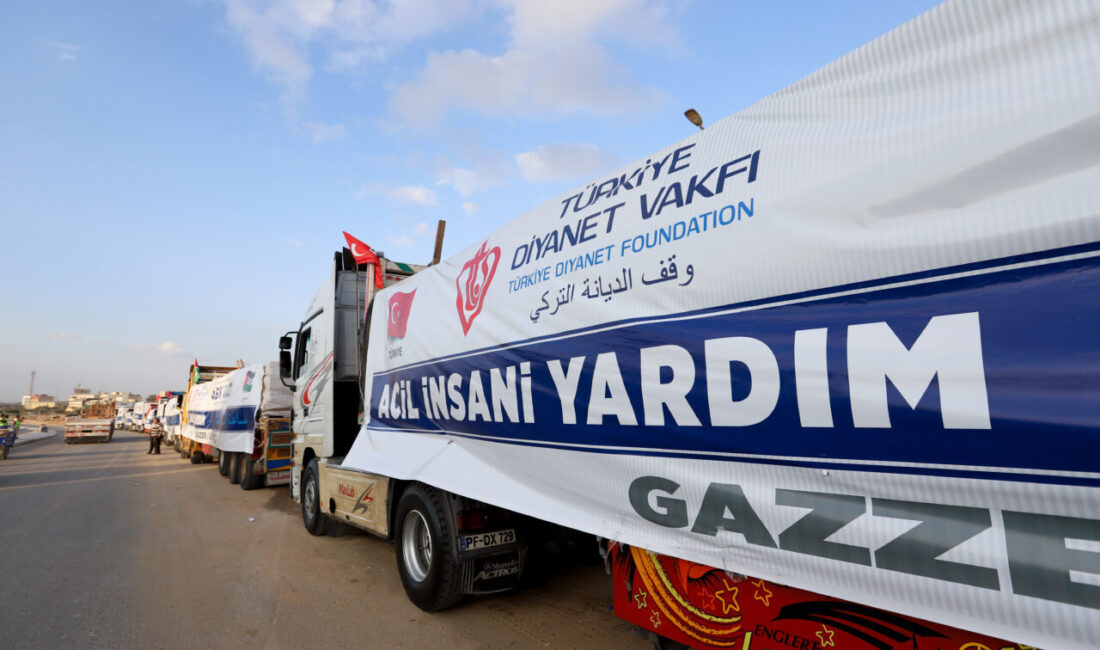  Türkiye Diyanet Vakfı (TDV), Mısır üzerinden insani yardım yüklü 20