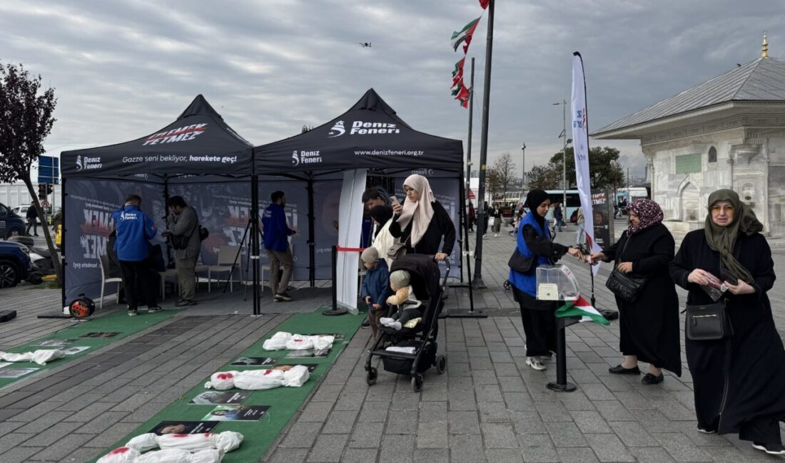 Deniz Feneri Derneğince, Gazze'deki insanlık dramına dikkati çekmek ve mazlumların