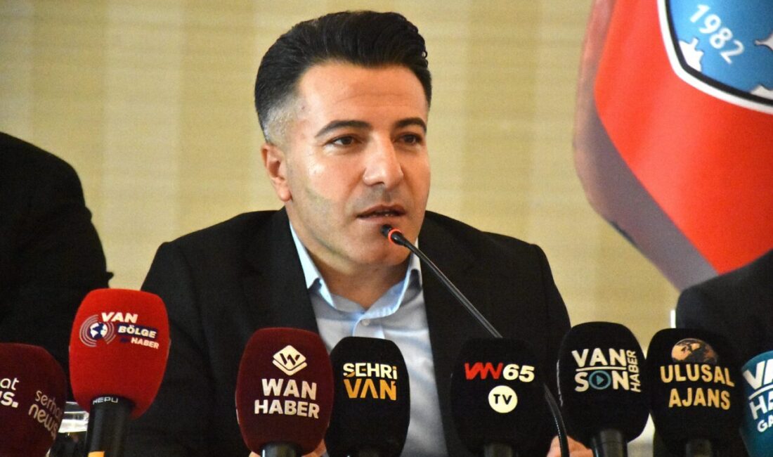 Trendyol 1. Lig ekiplerinden İmaj Altyapı Vanspor Futbol Kulübü Başkanı