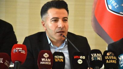 Trendyol 1. Lig ekiplerinden İmaj Altyapı Vanspor Futbol Kulübü Başkanı