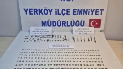 Yozgat'ın Yerköy ilçesinde çeşitli dönemlere ait tarihi eser niteliğinde olduğu