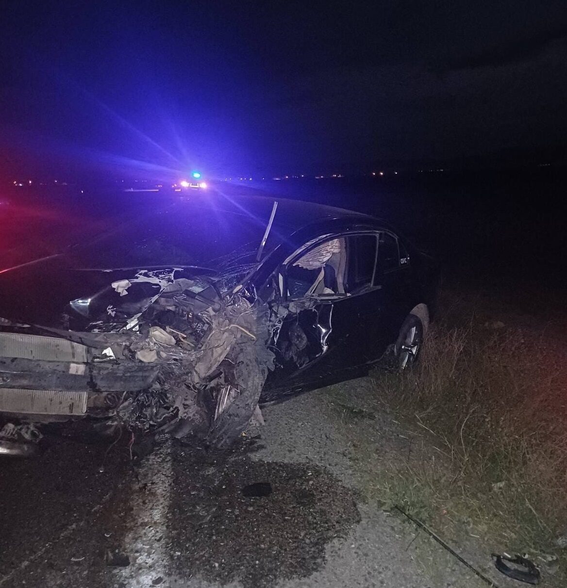 Afyonkarahisar'ın Dinar ilçesinde taksi ile otomobilin çarpışması sonucu 1 çocuk