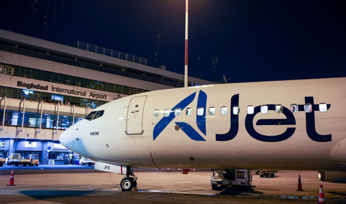 Yeni hatlarla uçuş ağını genişleten AJet, Ankara'dan Bağdat'a tarifeli sefer