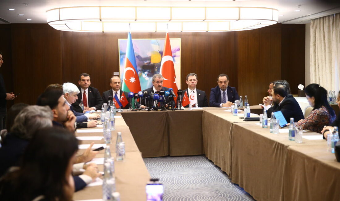  Büyük Birlik Partisi (BBP) Genel Başkanı Mustafa Destici, Ermenistan'ın kendi