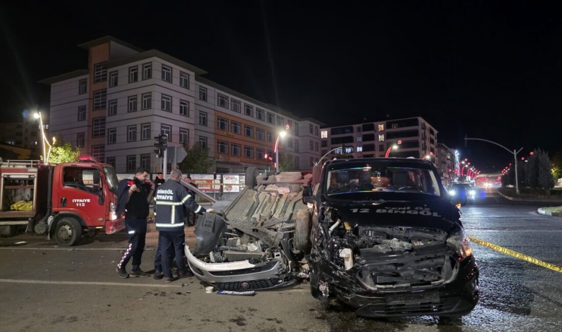 Bingöl'de meydana gelen trafik kazasında 4 kişi yaralandı.