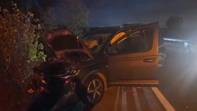 Bolu’nun Yeniçağa ilçesinde traktör ile kamyonetin çarpışması sonucu 5 kişi