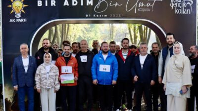 Bursa'da Gazze'ye destek olmak için "Bir Adım, Bin Umut" koşusu