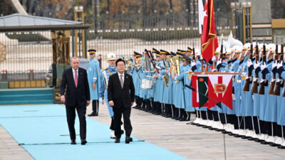 Cumhurbaşkanı Recep Tayyip Erdoğan, Türkiye'yi ziyaret eden Güney Kore Devlet