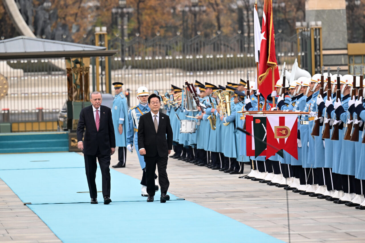Cumhurbaşkanı Recep Tayyip Erdoğan, Türkiye'yi ziyaret eden Güney Kore Devlet