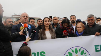 DEM Parti Eş Genel Başkanı Tülay Hatimoğulları ve DEM Parti