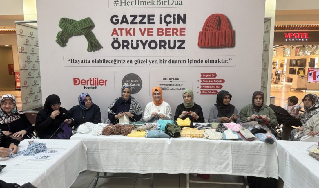 Dertliler Hareketi Eğitim, Kültür ve Yardımlaşma Derneği, düzenlediği "Gazze İçin
