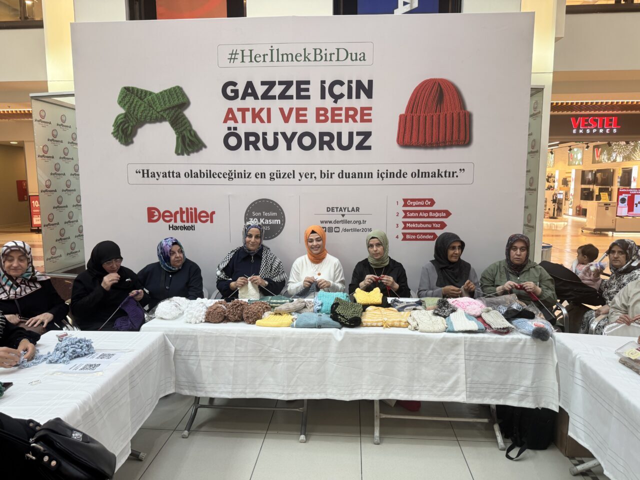 Dertliler Hareketi Eğitim, Kültür ve Yardımlaşma Derneği, düzenlediği "Gazze İçin