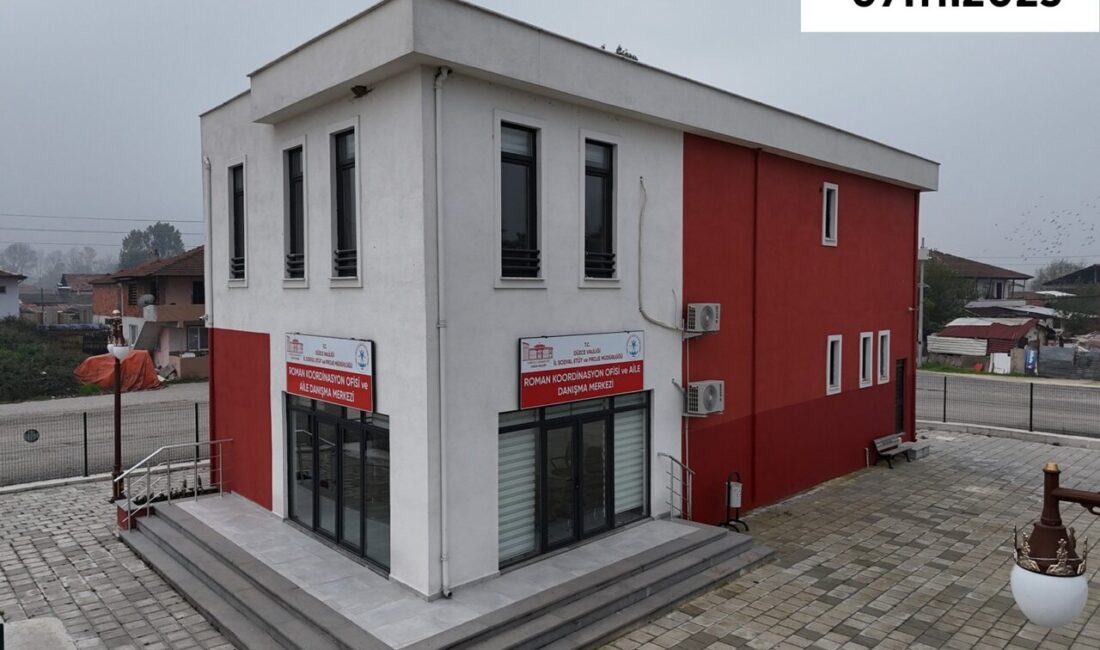 Düzce Belediyesi, yapımı tamamlanarak hizmete açılan "Roman Koordinasyon Ofisi ve