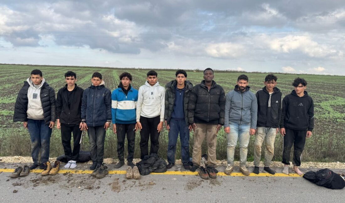 Edirne'nin Uzunköprü ilçesinde yasa dışı yollarla yurda girdiği belirlenen 10