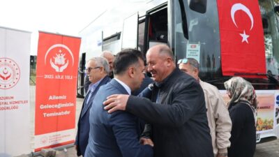 Erzurum'da 36 şehit yakını "Kahramanların İzinde Anadolu" projesi kapsamında dualarla