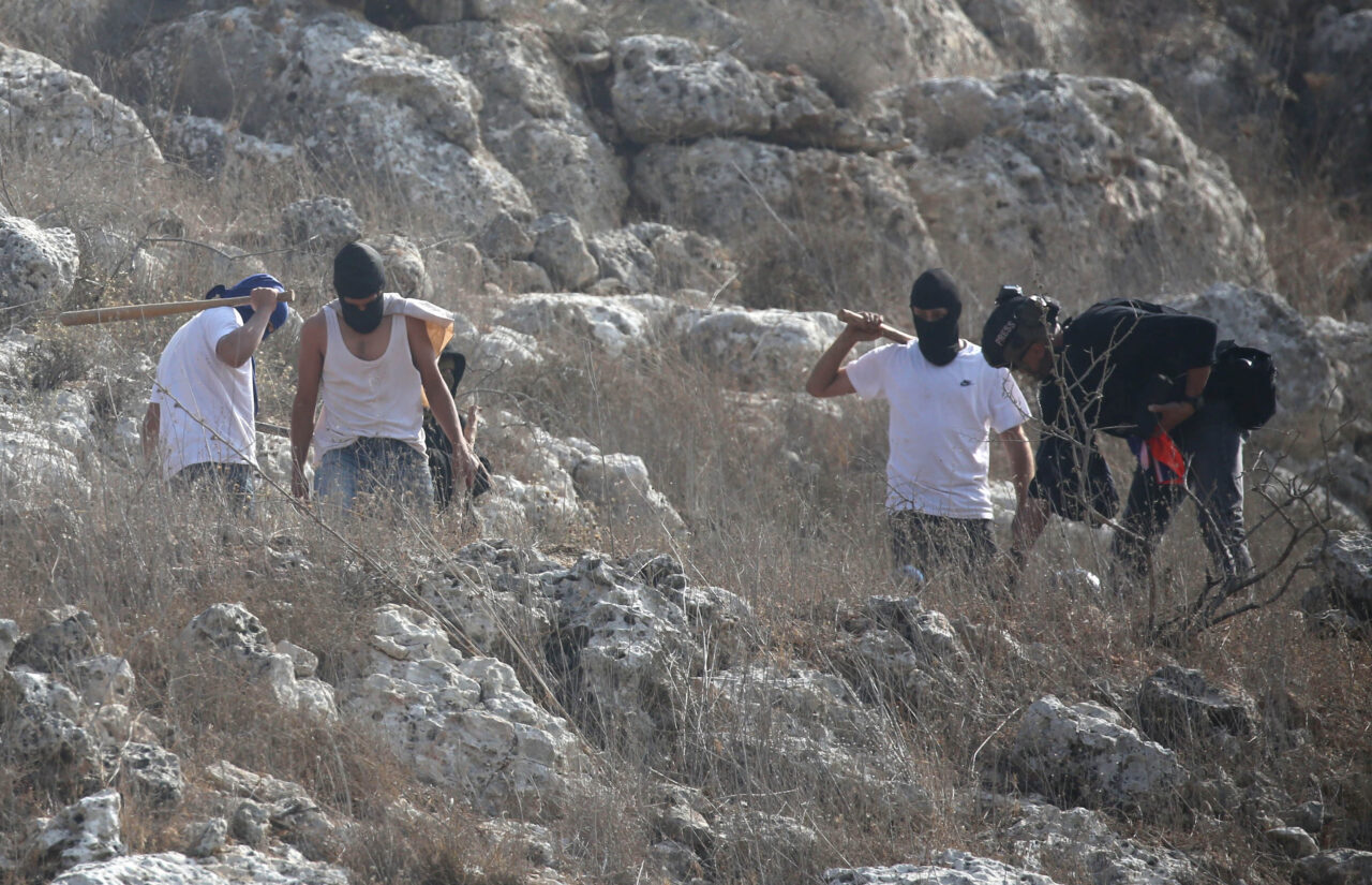 Filistin topraklarını gasbeden İsraillilerin, işgal altındaki Batı Şeria'nın kuzeyinde yer