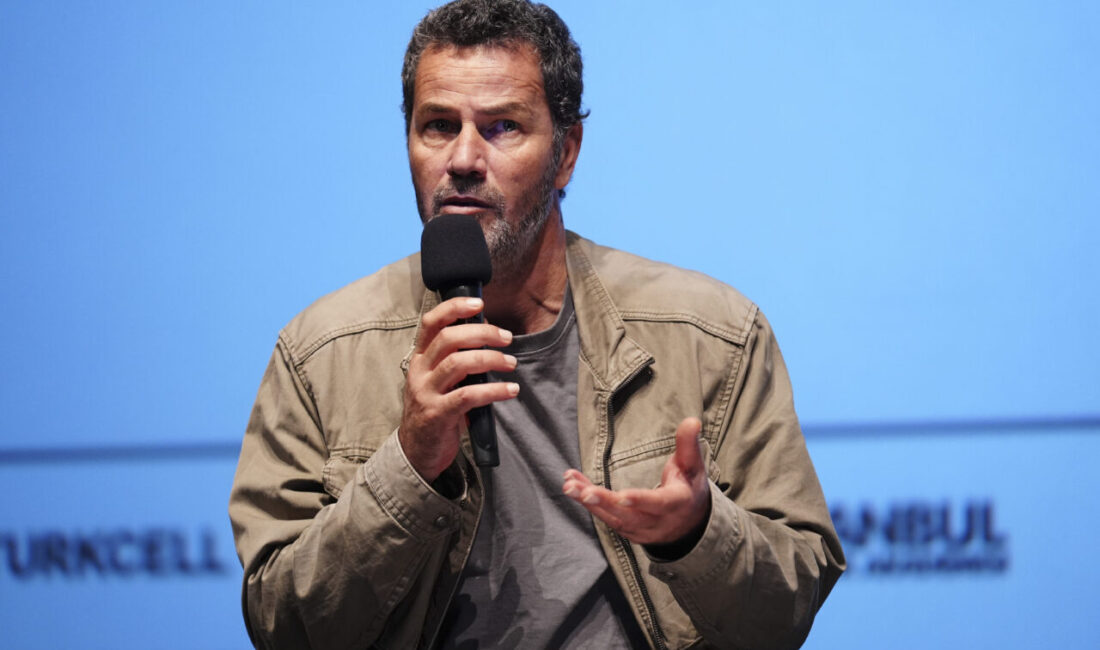 Filistinli oyuncu Saleh Bakri, İstanbul'da Anadolu Ajansı Global İletişim Ortağı