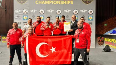 Arnavutluk'un Durres kentinde sona eren Avrupa Gençler ve 23 Yaş