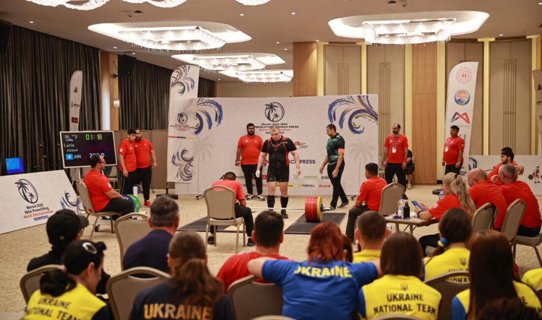 Mersin'de düzenlenen Görme Engelliler Dünya Halter Şampiyonası tamamlandı.