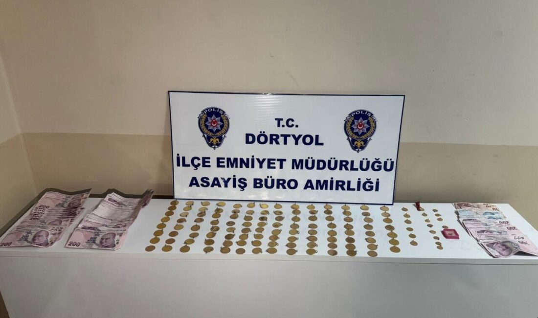 Hatay'ın Dörtyol ilçesinde evden para ve ziynet eşyası çaldığı iddiasıyla