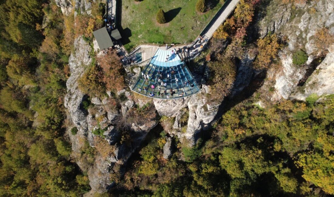 Karabük'ün UNESCO Dünya Mirası Listesi'nde bulunan Safranbolu ilçesindeki İncekaya Kanyonu