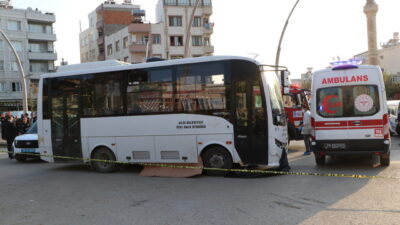  Kilis'te halk otobüsünün çarptığı kadın öldü.