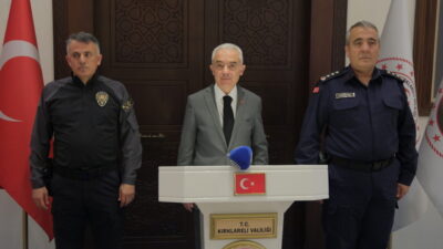 Kırklareli Valisi Uğur Turan, düzensiz göçle mücadele kapsamında ekim ayında