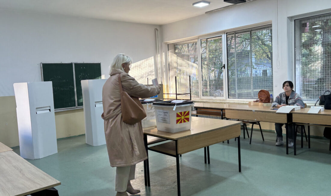 Balkan ülkesi Kuzey Makedonya'da yerel seçimin ilk turunda gerekli yüzde