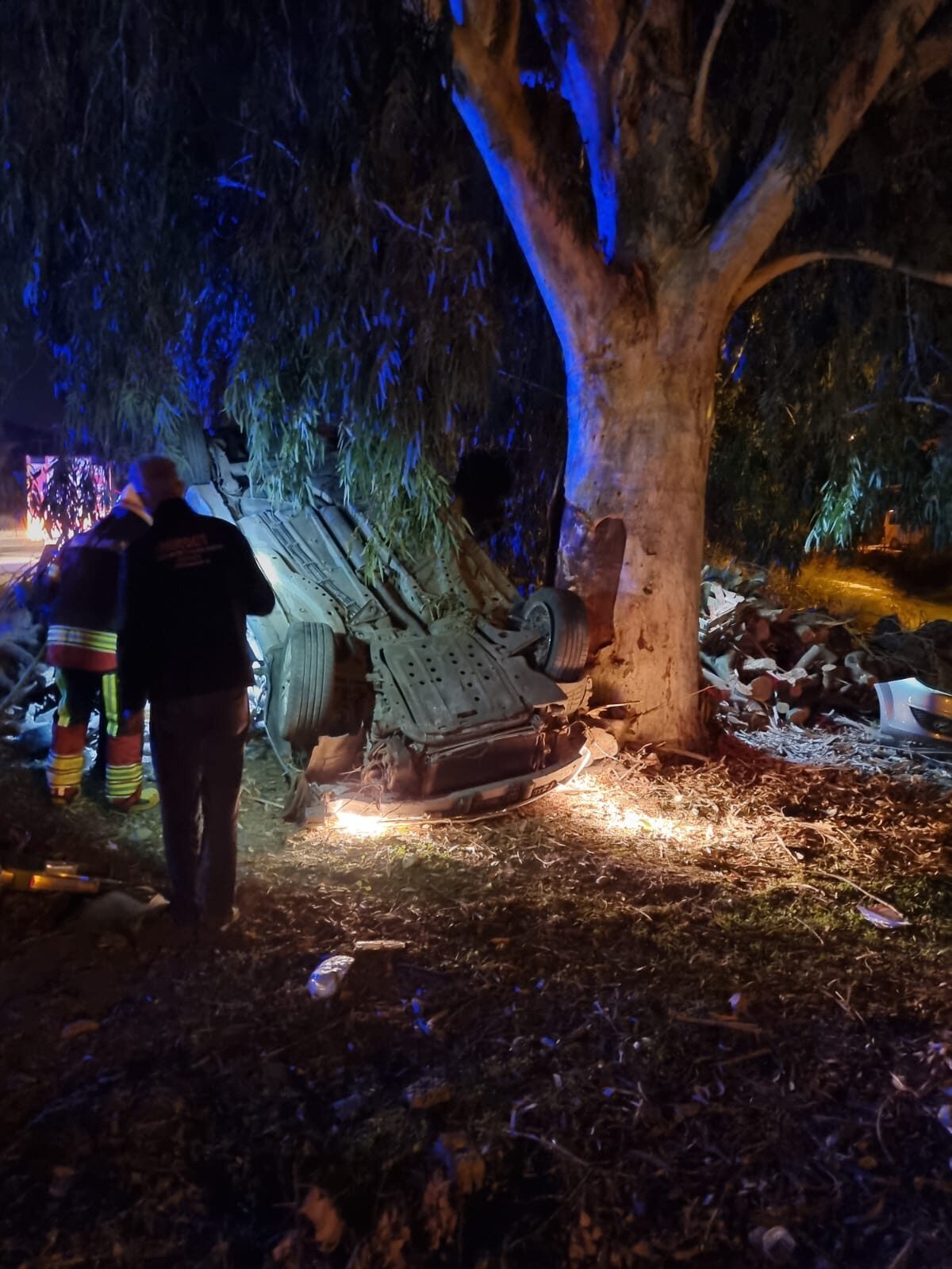  Mersin'in Silifke ilçesinde refüje çarparak takla atan otomobildeki 1 kişi