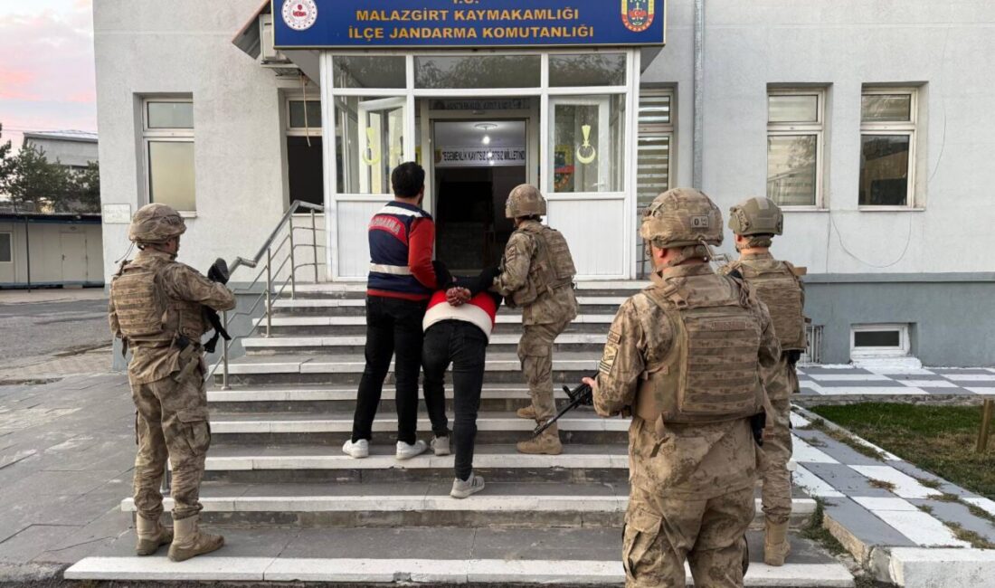  Muş'un Malazgirt ilçesinde kardeşini silahla katleden şüpheli, jandarma ekiplerince Van'da