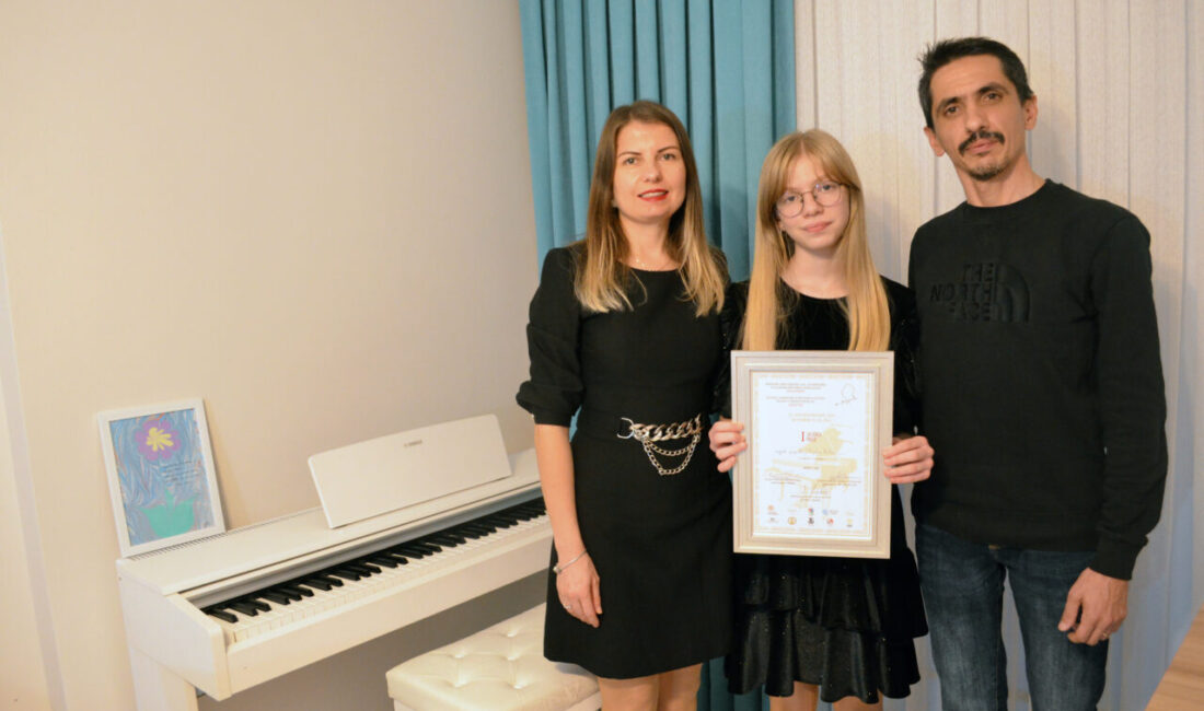 Kocaeli'nin Çayırova ilçesinde yaşayan 12 yaşındaki "mutlak kulak (absolut kulak)"