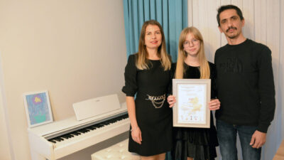 Kocaeli'nin Çayırova ilçesinde yaşayan 12 yaşındaki "mutlak kulak (absolut kulak)"