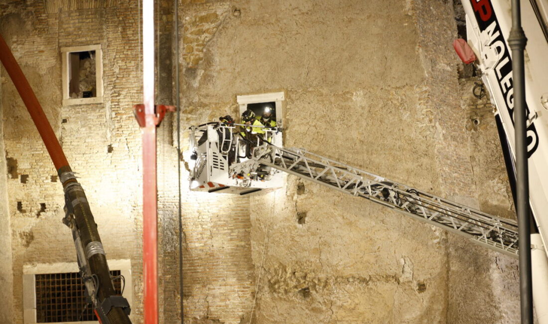 İtalya'nın başkenti Roma'da Orta Çağ'dan kalma "Torre dei Conti" kulesinde