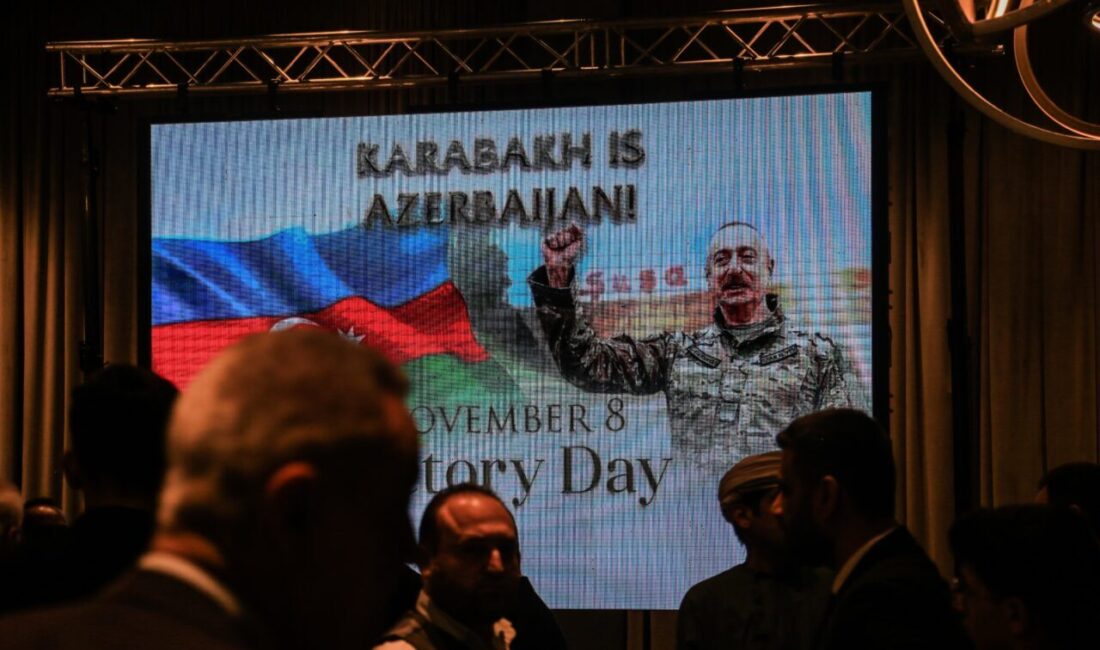 Suriye'nin başkenti Şam'da Azerbaycan'ın Karabağ zaferinin 5. yıl dönümü dolayısıyla