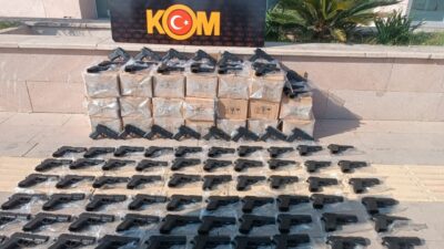  Adana Emniyet Müdürlüğünün, silah kaçakçılığı yapan şebekeyi 11 aylık teknik