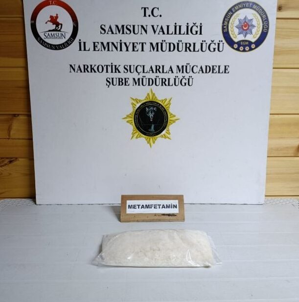 Samsun'un Havza ilçesinde stepne olarak bilinen aracın yedek lastiğine gizlenen