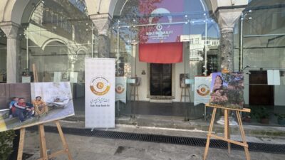 Suriyeli fotoğrafçı Ahmad Al Bakkar'ın "Memleketimin Anıları" sergisi sanatseverlerle buluştu.