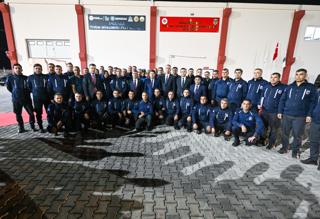 Adalet Bakanlığınca, Adıyaman'da kurulan Tarım Mükemmeliyet Merkezi, tutuklu ve hükümlülerin