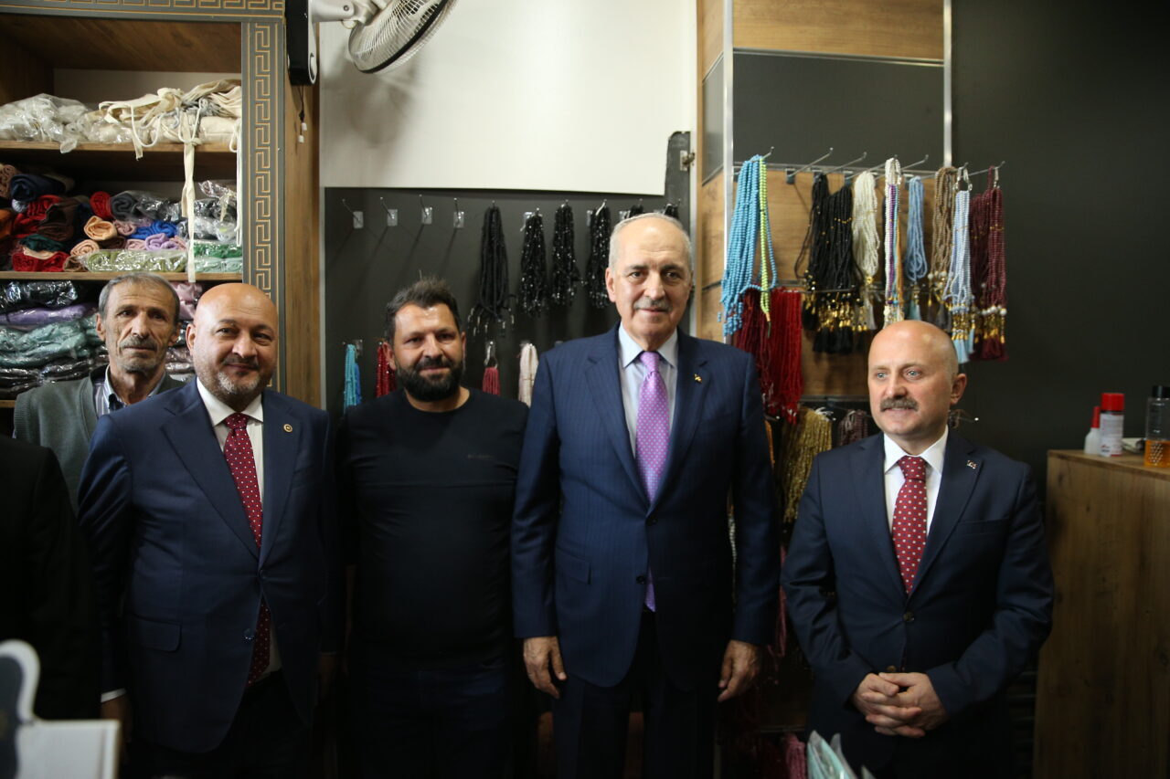 TBMM Başkanı Numan Kurtulmuş, Adıyaman'da valilik, belediye ve esnafı ziyaret