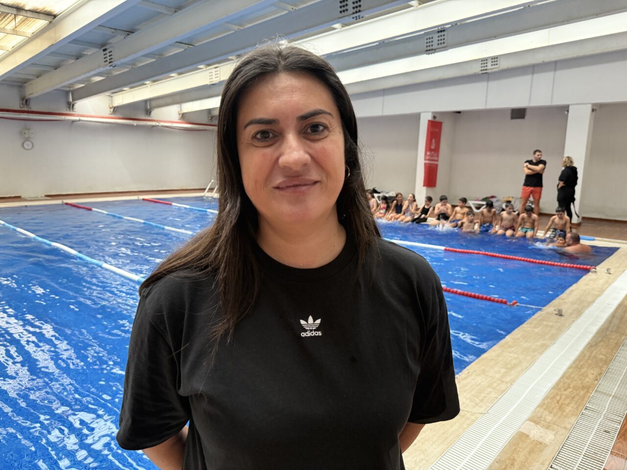  Tekirdağ'da Roman öğrenciler Gençlik ve Spor İl Müdürlüğünün kurslarında yüzme