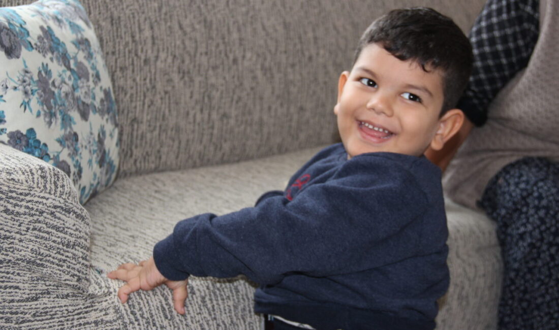 Tekirdağ'da SMA hastası 3,5 yaşındaki Hulusi Sert için yürütülen kampanya