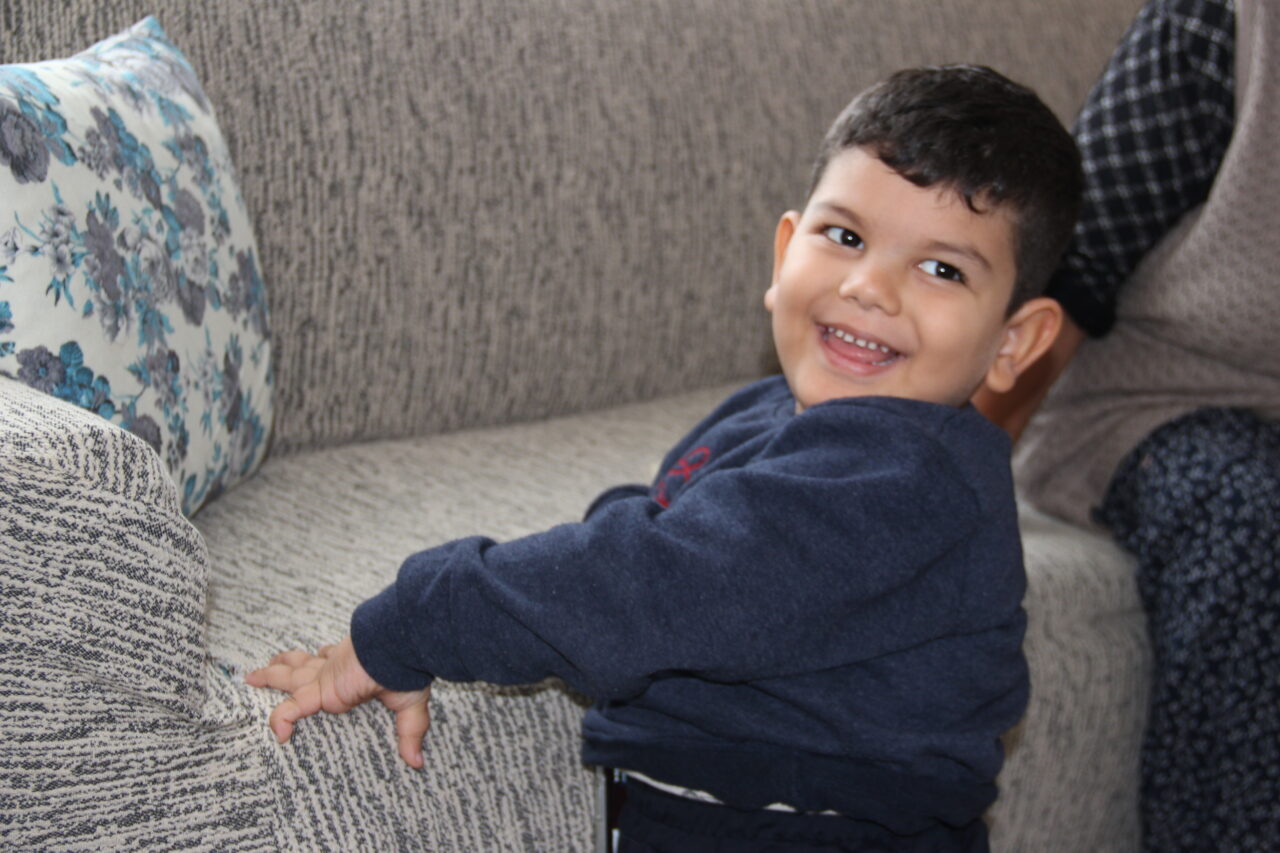 Tekirdağ'da SMA hastası 3,5 yaşındaki Hulusi Sert için yürütülen kampanya