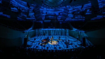 Tunuslu besteci, ud virtüözü ve vokalist Dhafer Youssef, başkentte müzikseverlerle