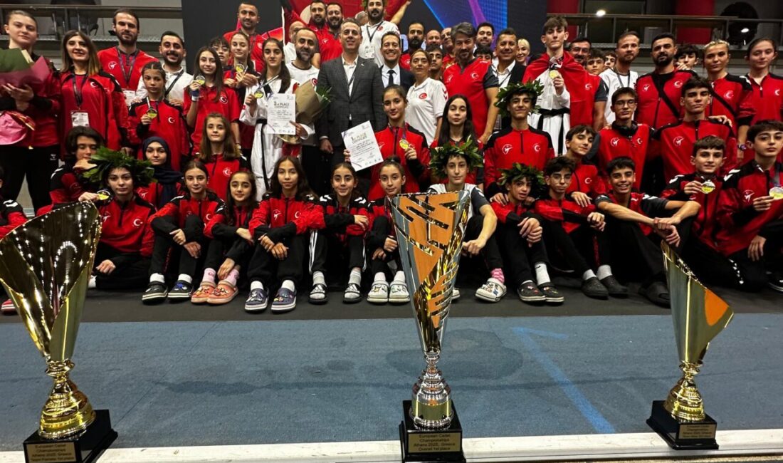 Avrupa Yıldızlar Tekvando Şampiyonası'nda 4'ü altın toplam 10 madalya kazanan