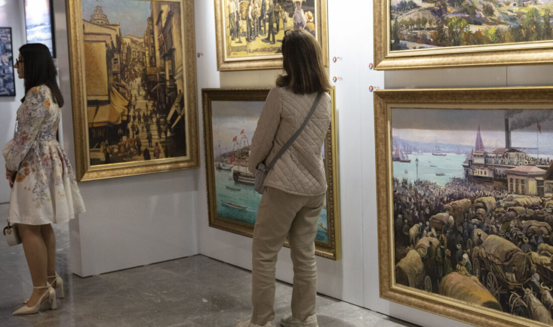 Türk Dünyası'nın farklı bölgelerinden 16 usta ressamın 130 tablosundan oluşan,