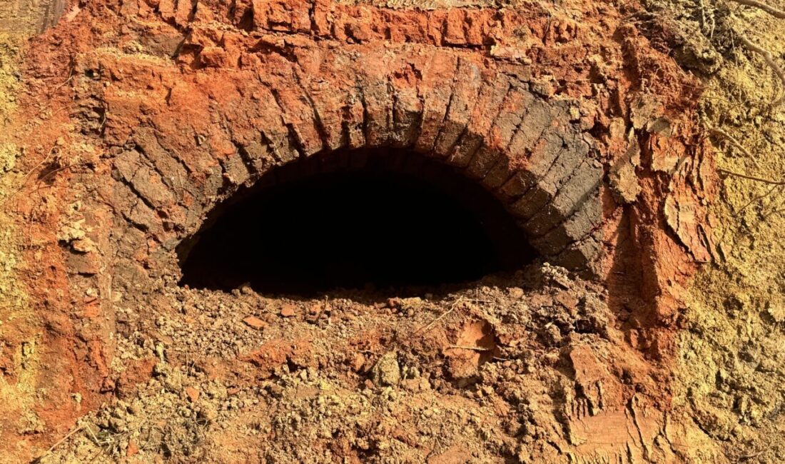 Düzce'nin Akçakoca ilçesinde yol çalışması sırasında "kültür varlığı" niteliği taşıma