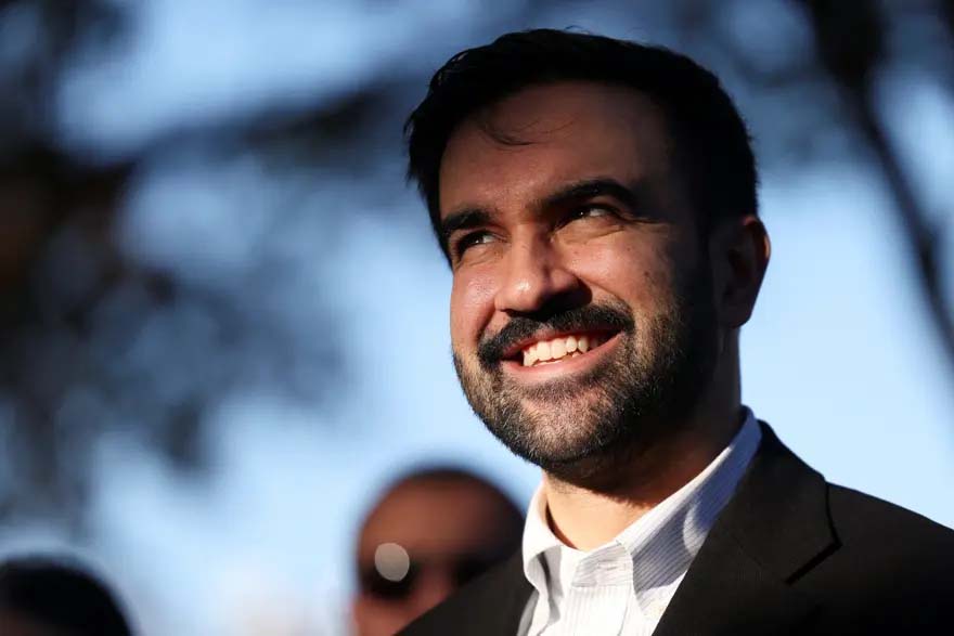 ABD'de New York’un Demokrat Belediye Başkan adayı Zohran Mamdani, resmi