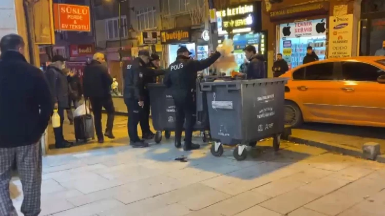 İstanbul’un Şişli ilçesinde bir çöp konteyneri içinde başı olmayan kadın