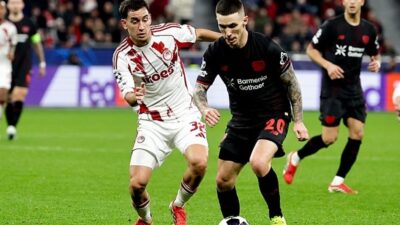 UEFA Şampiyonlar Ligi son 16 turu play-off rövanş maçında Bayer
